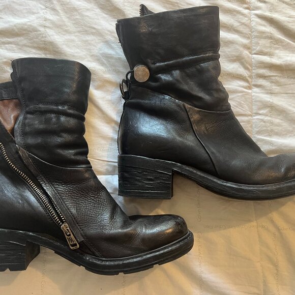 AS 98 Black Boots Size 39 - Picture 4 of 10